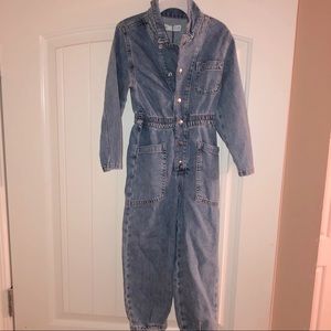 Zara Girls Denim Jumpsuit